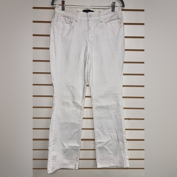 Nine West Bleecker Fit Bootcut White Jeans‎ - Size 8 - Picture 1 of 6